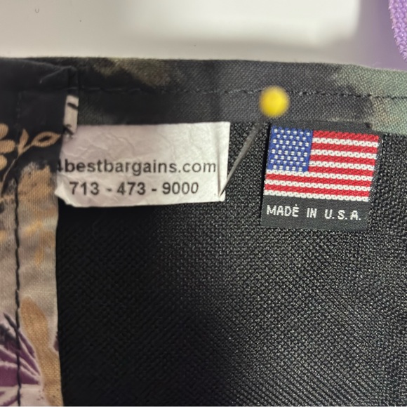 Coupon organizer holder fabric print purple green floral hook & loop closure. - Picture 6 of 12